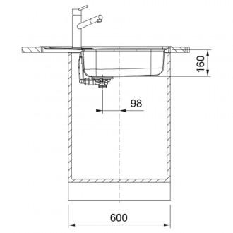 Кухонна мийка Franke Spark SKL 611-78 XL (101.0716.716) декор